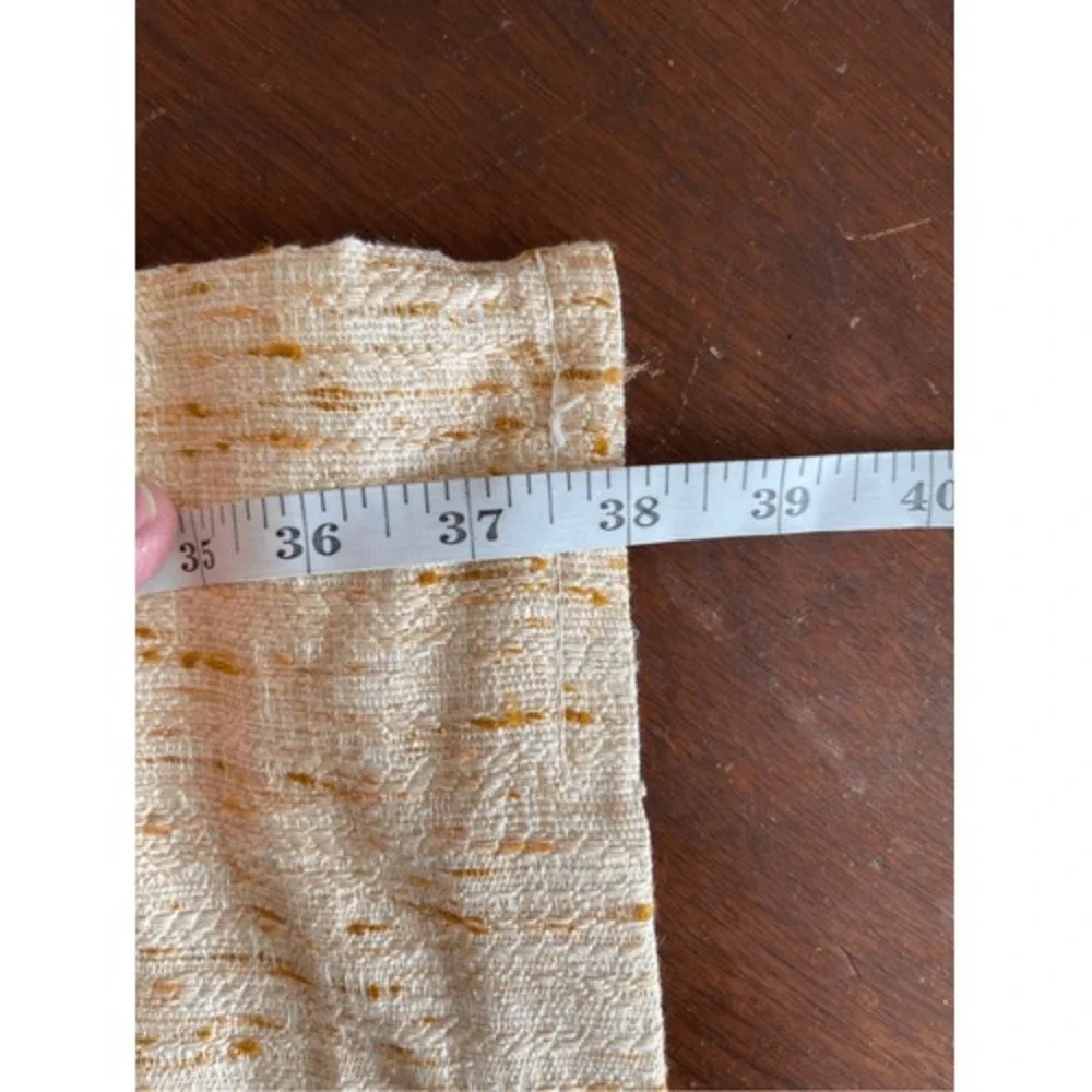 Vintage Sears Perma-Prest MCM Heavy Drapes Gold Fleck Pinch Pleat Curtains Set